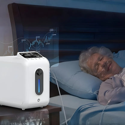 DF-018 Heim-Sauerstoffkonzentrator 1–9L einstellbarer Dauerfluss, CE-zertifiziert