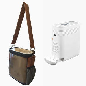 1001S Tragbarer 1–5L Sauerstoffkonzentrator mit kontinuierlichem Durchfluss 2.5 Stunden Akku, CE zertifiziert