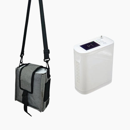 BE12 Tragbarer 1-6L einstellbarer Pulsfluss Sauerstoffkonzentrator mit 5 Stunden Akkulaufzeit, CE zertifiziert